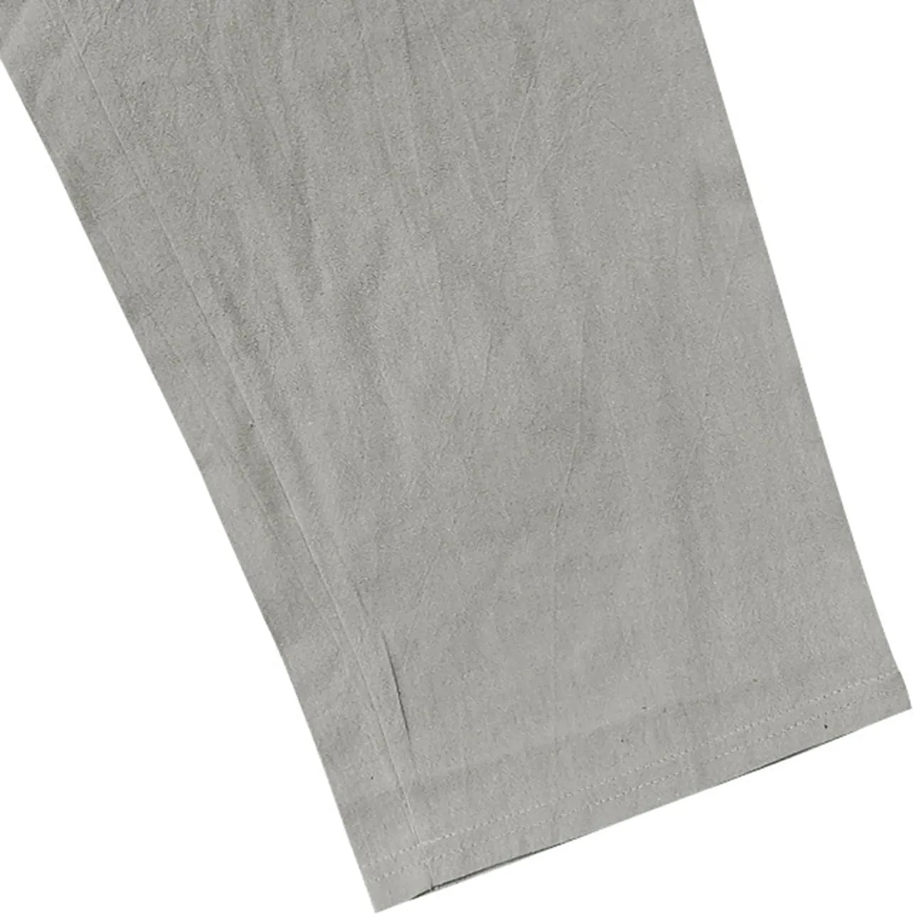 Men's Linen Cotton Casual Pants Loose Straight Leg Elastic Waist Solid Color Trousers