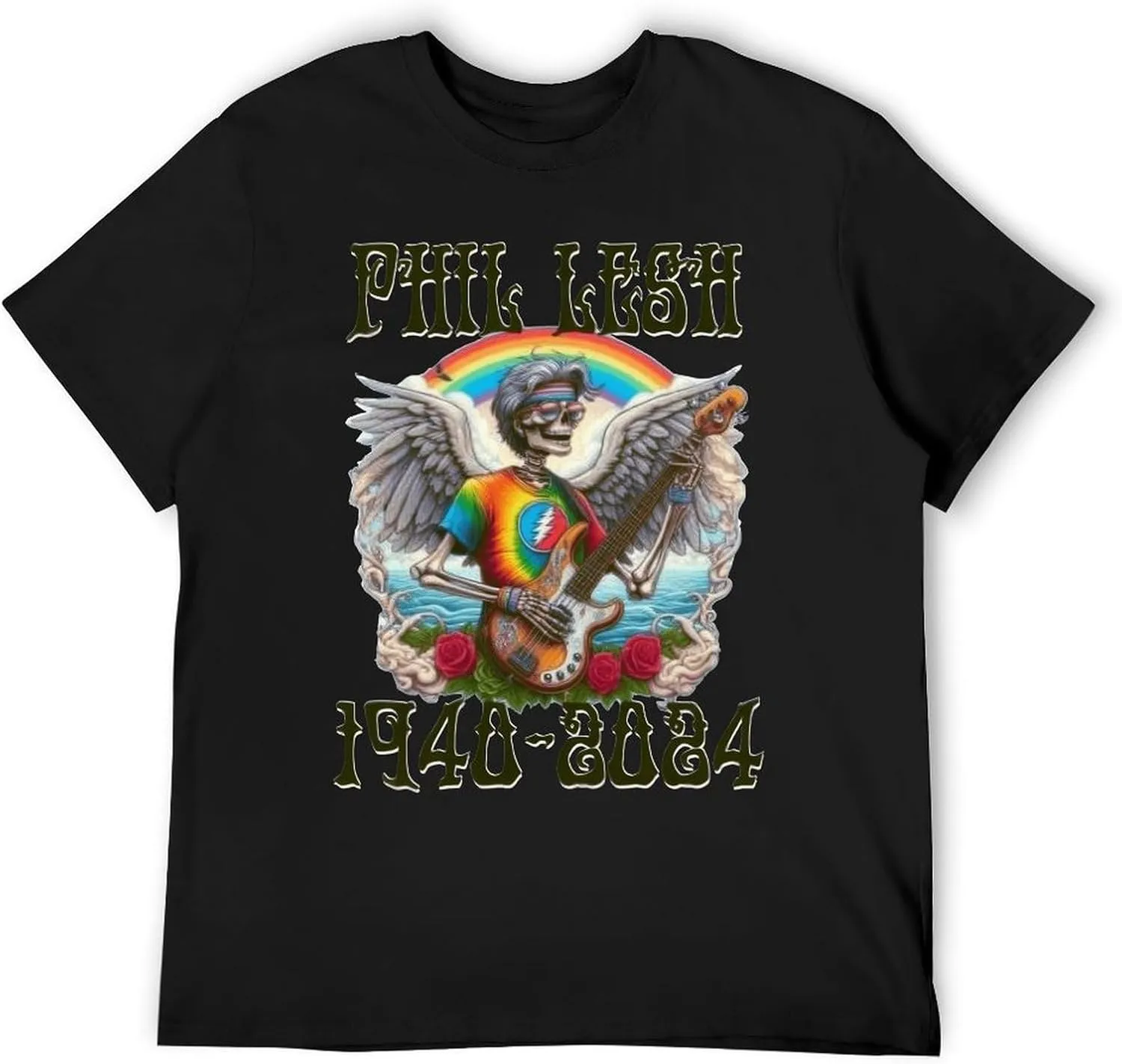 Men's Memorial T-Shirts Short Sleeve Adult Teens Cotton Shirt