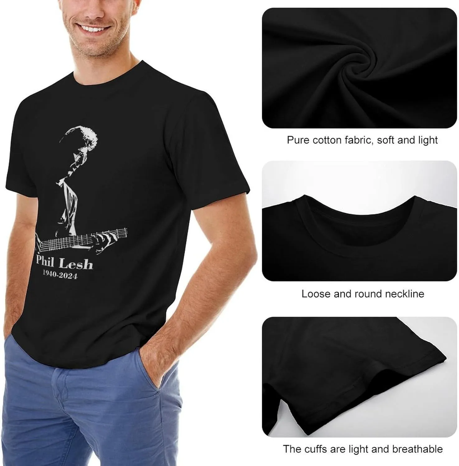 Men's Memorial T-Shirts Short Sleeve Adult Teens Cotton Shirt