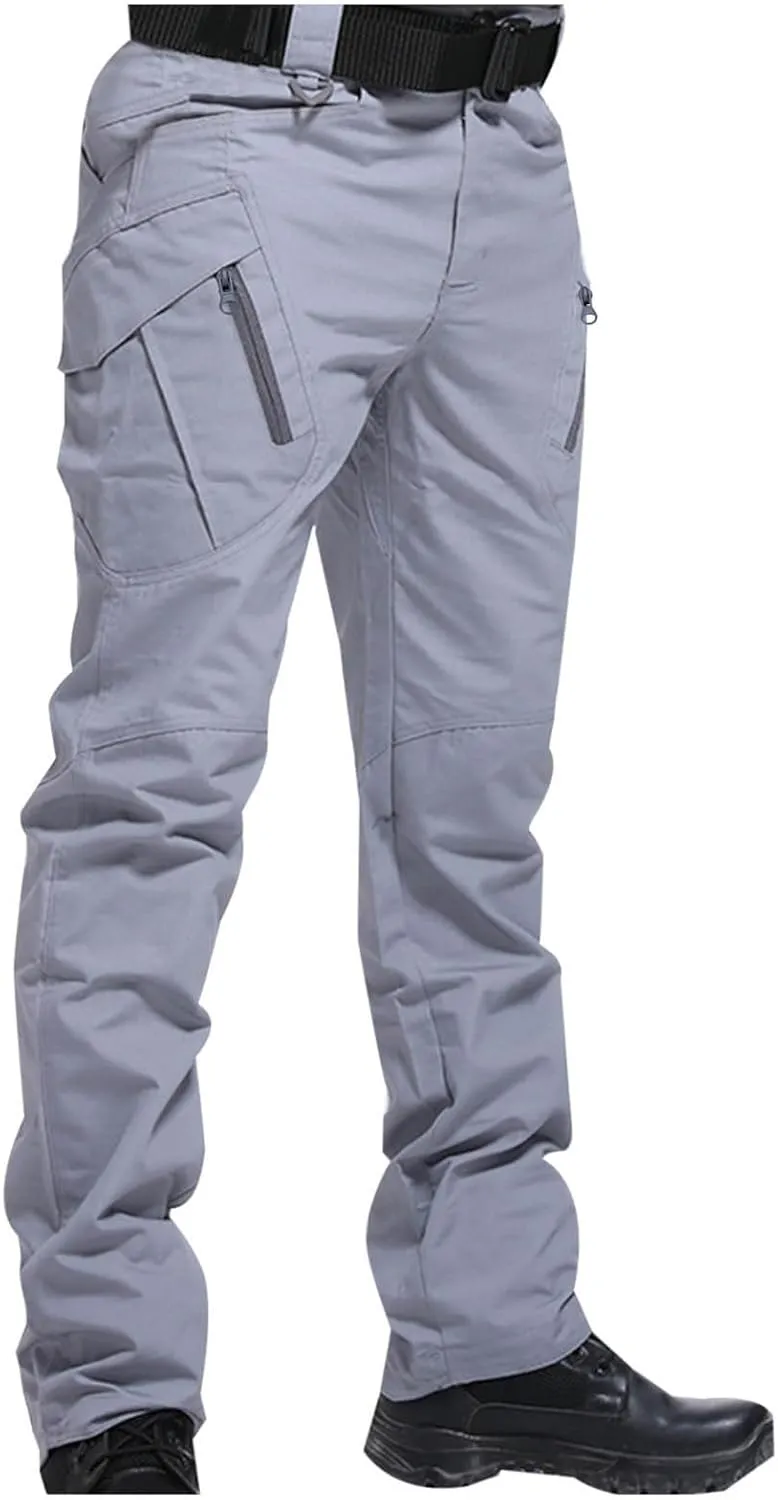 Men's Outdoor Cargo Pant Military Tactical Work Pants Casual Stretch Combat Trousers Hiking Jogger Pant with Pockets