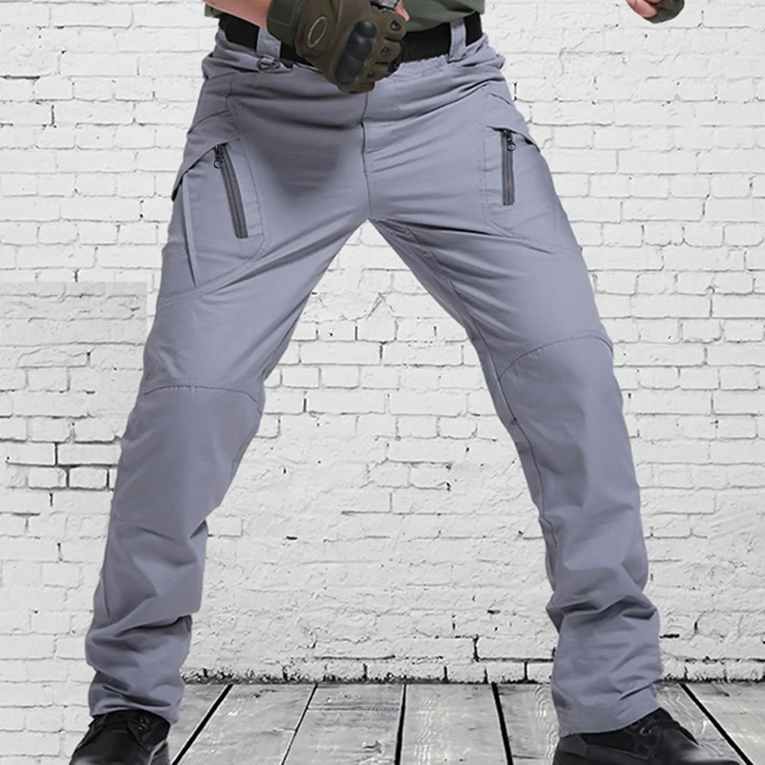 Men's Outdoor Cargo Pant Military Tactical Work Pants Casual Stretch Combat Trousers Hiking Jogger Pant with Pockets