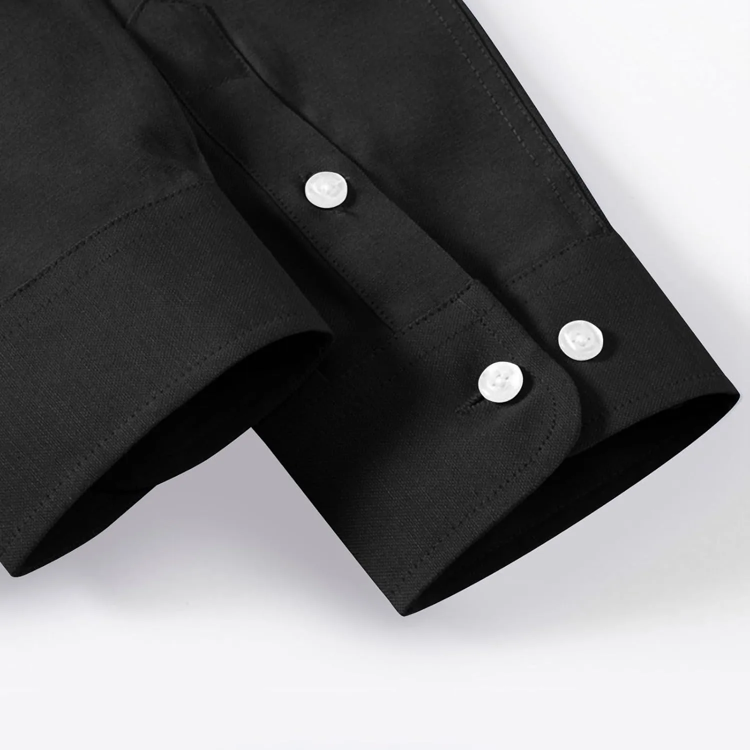 Mens Oxford Dress Shirts Long Sleeve Button Down Collar Solid Casual Tops Gentleman Apparel Clothes