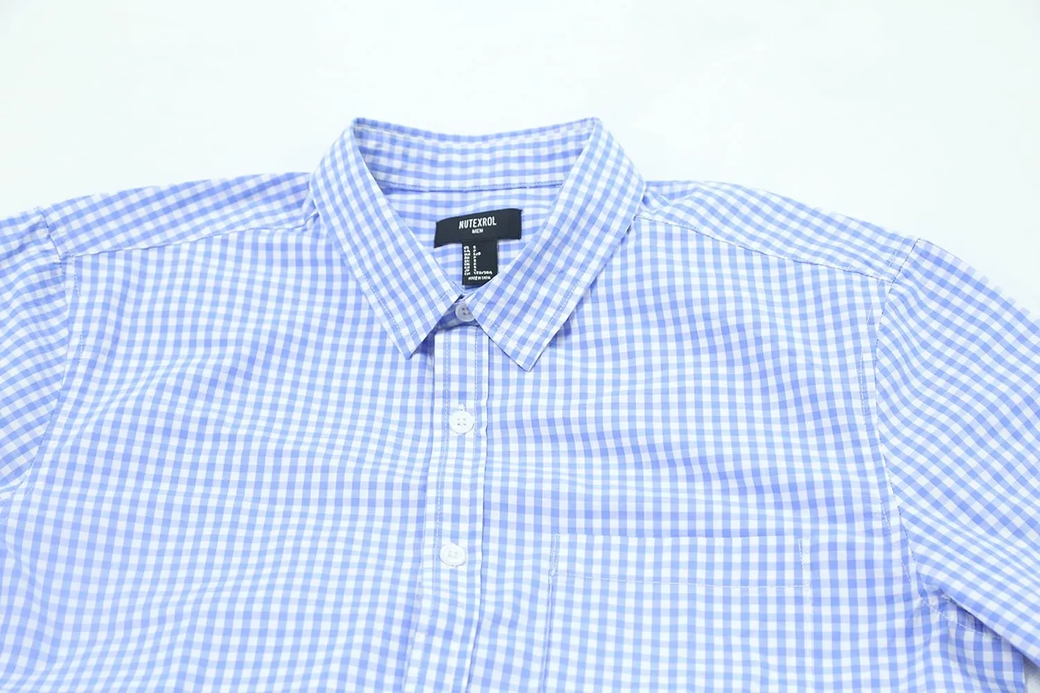 Men's Plaid Casual Slim Fit Long Sleeve Button Down Dress Shirts