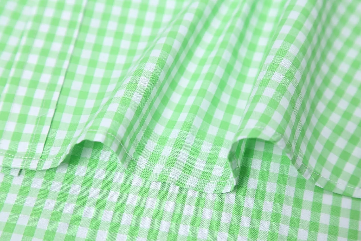 Men's Plaid Casual Slim Fit Long Sleeve Button Down Dress Shirts