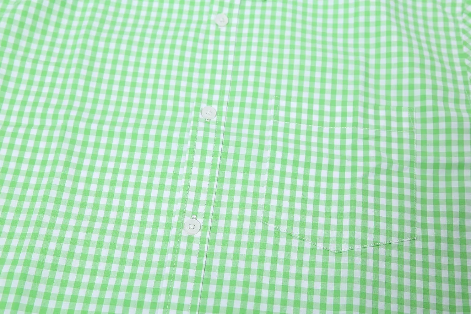 Men's Plaid Casual Slim Fit Long Sleeve Button Down Dress Shirts