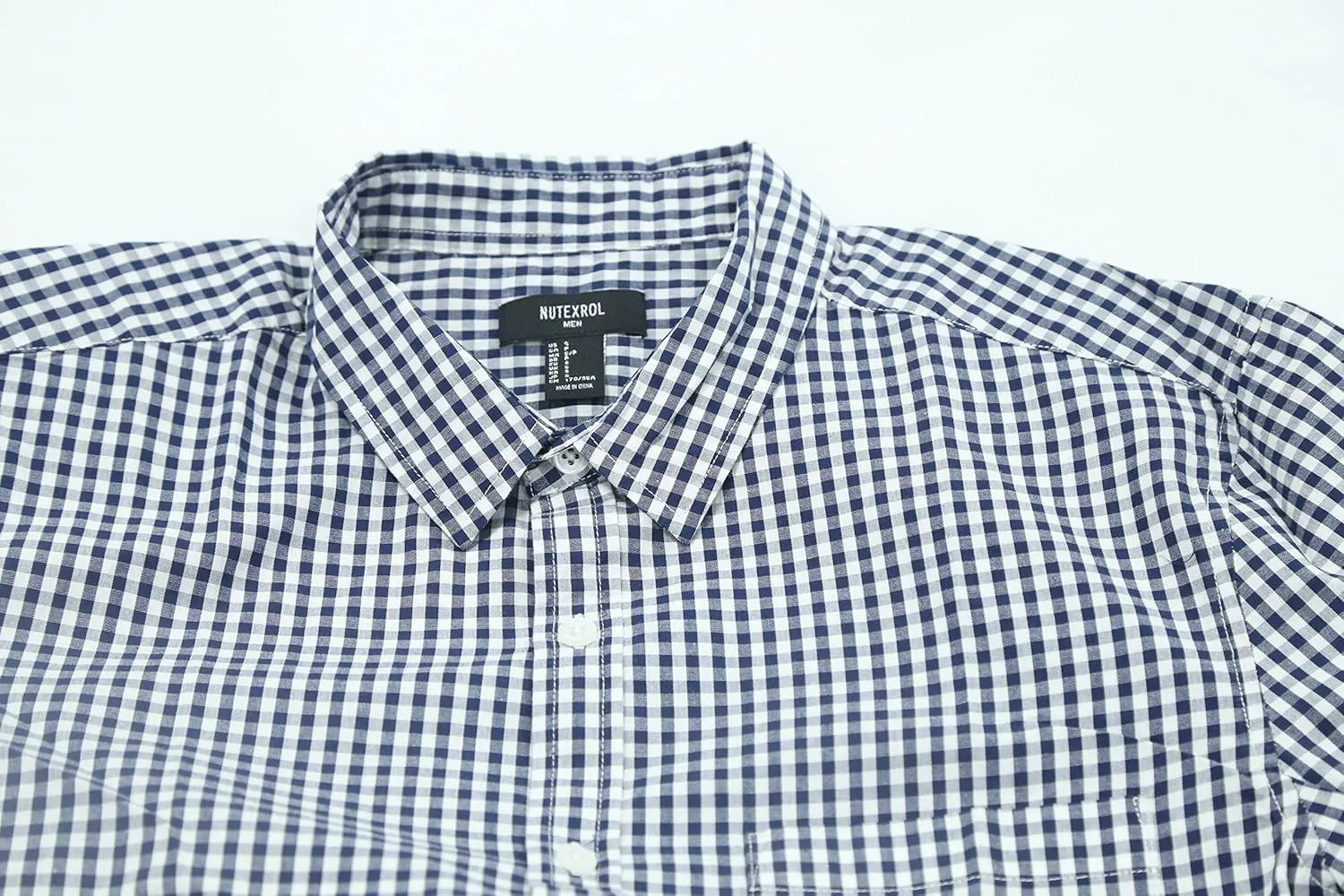 Men's Plaid Casual Slim Fit Long Sleeve Button Down Dress Shirts