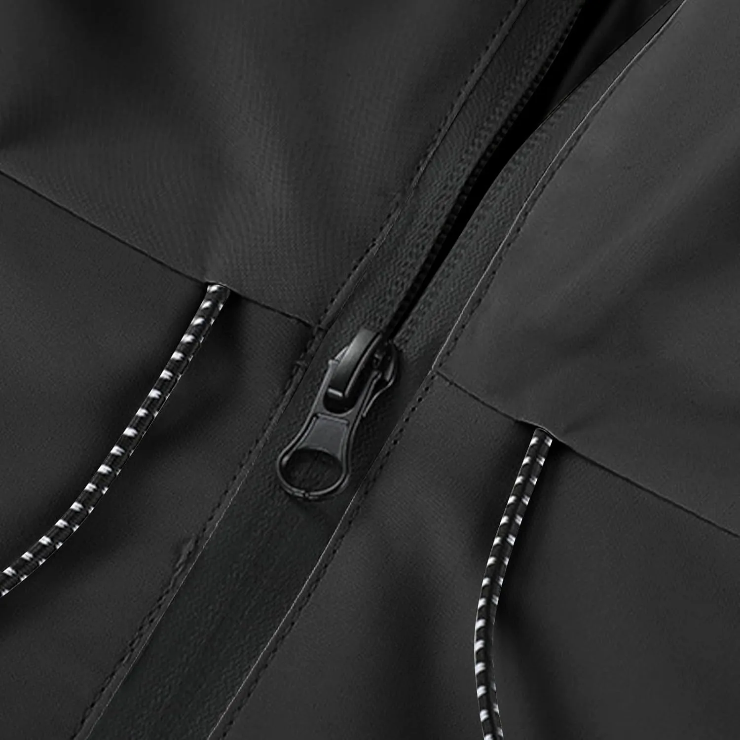 Men's Rain Jacket Waterproof Lightweight Packable Softshell Windbreaker with Hood Raincoat for Hiking Fishing Travel