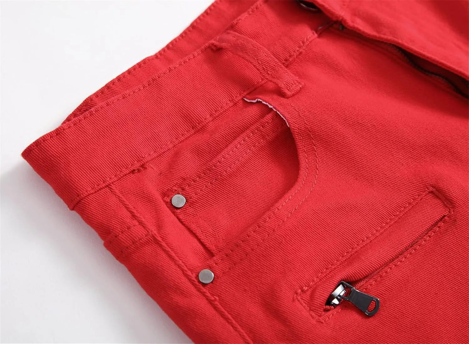 Men's Ripped Distressed Half Pants Casual Classic Straight Short Jeans Relaxed Fit Work Denim Shorts
