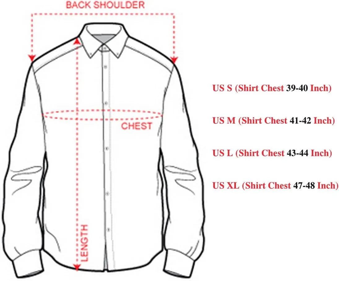Men's Slim Fit Long Sleeves Casual Button Down Dress Shirts JZS041