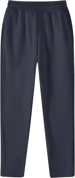 Mens Slim-Fit Stretch Sweatpant Fashion Elastic Waist Solid Color Workout Casual Pant Loose Wide Leg Straight Trouser