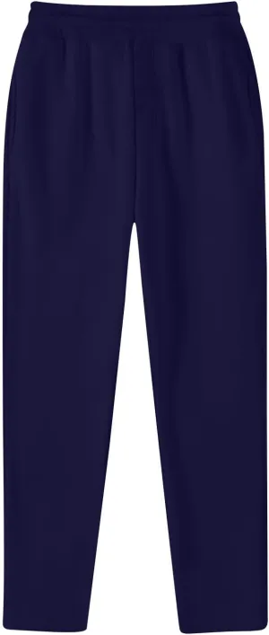 Mens Slim-Fit Stretch Sweatpant Fashion Elastic Waist Solid Color Workout Casual Pant Loose Wide Leg Straight Trouser