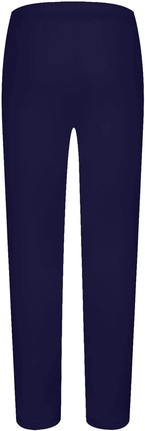 Mens Slim-Fit Stretch Sweatpant Fashion Elastic Waist Solid Color Workout Casual Pant Loose Wide Leg Straight Trouser