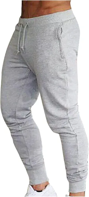 Mens Sweatpants Open Bottom Men's Sweatpants with Pockets Open Bottom Athletic Pants for Jogging Workout Gym Running