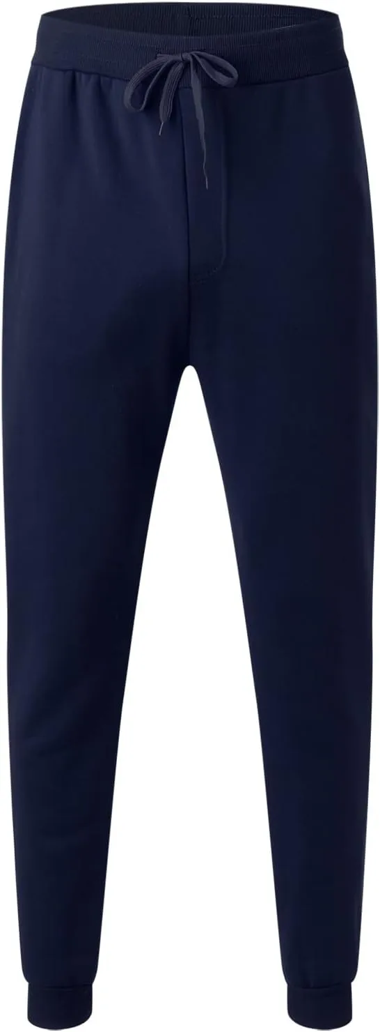 Mens Sweatpants with Pockets Big & Tall Sizes Men's Fleece Cargo Sweatpants Drawstring Loose Fit Sweatpants for Men