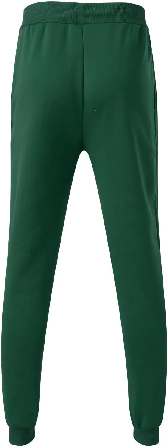 Mens Sweatpants with Pockets Big & Tall Sizes Men's Fleece Cargo Sweatpants Drawstring Loose Fit Sweatpants for Men