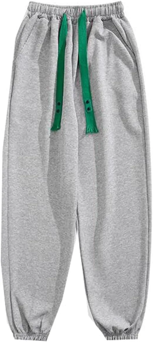 Men's Trouser Summer Casual Drawstring Sport Retro Pants for Men
