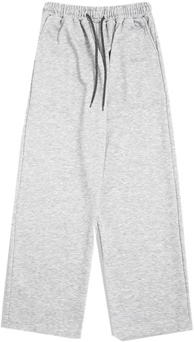 Men's Trouser Summer Casual Straight Drawstring Sport Pants for Men