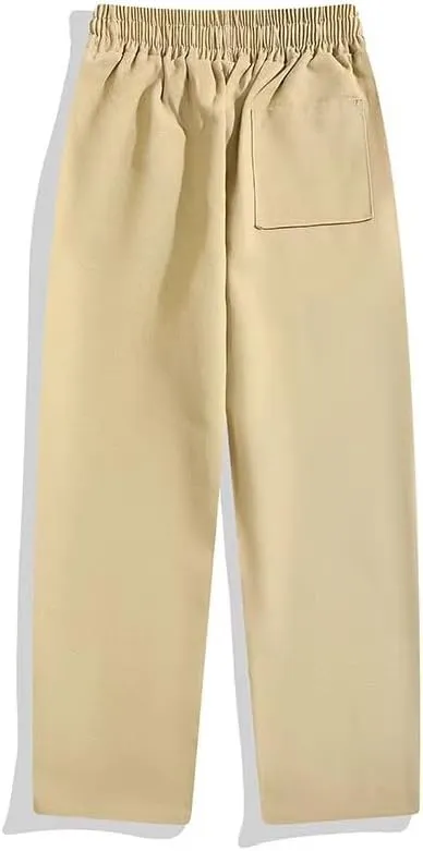 Men's Trouser Summer Drawstring Casual Japanese-Style Sport Straight Pants for Men