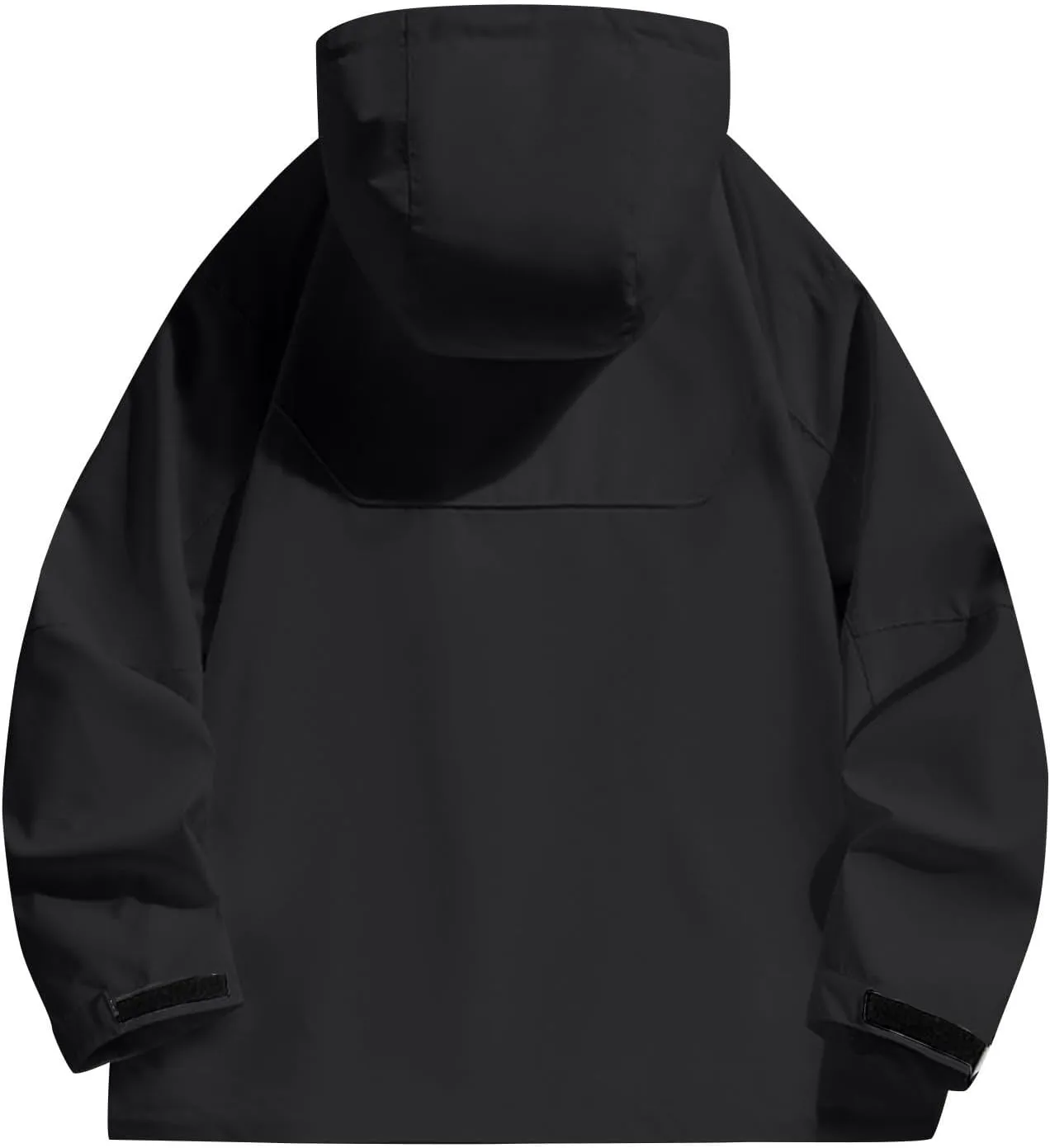 Mens Waterproof Rain Jacket Outdoor Softshell Hiking Jacket Oversized Hooded Rain Coat Windbreaker Warm Fall Clothes
