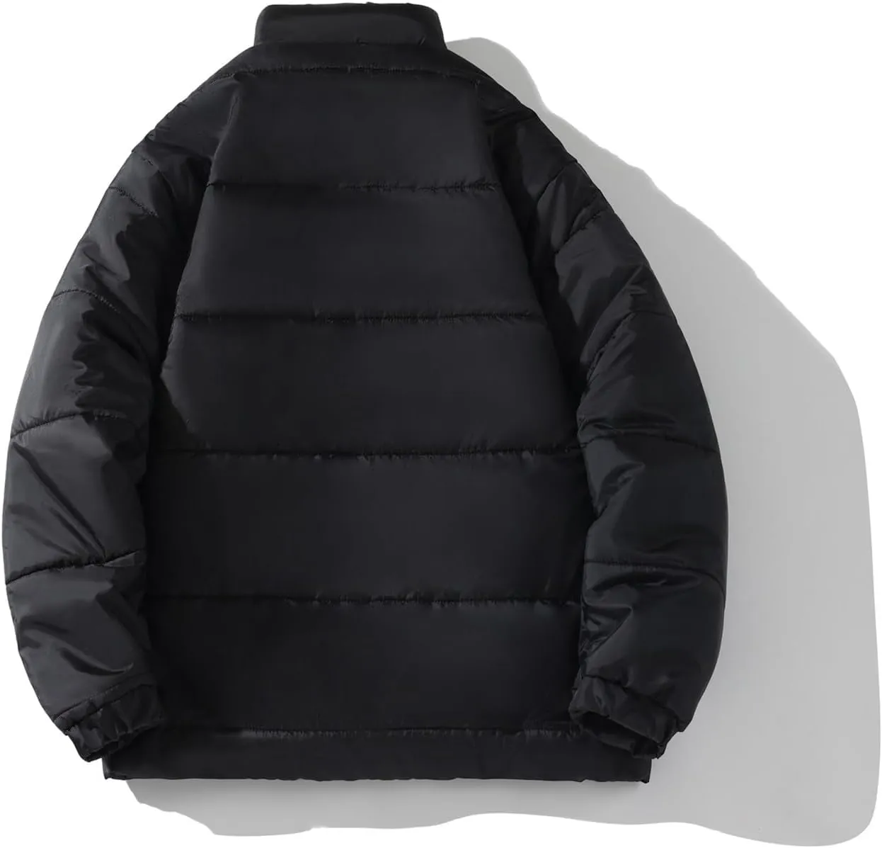 Men's Winter Puffer Jacket Thicken Cotton Down Coat Essentials Lightweight Jacket Travel Padded Jacket
