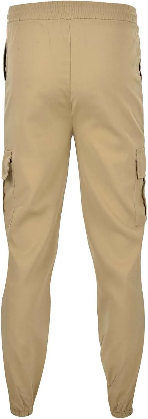Men's Workwear Pants Spring & Autumn Fashionable Cuffed Trousers Casual and Loose Fitting with American Khaki Pants Mens