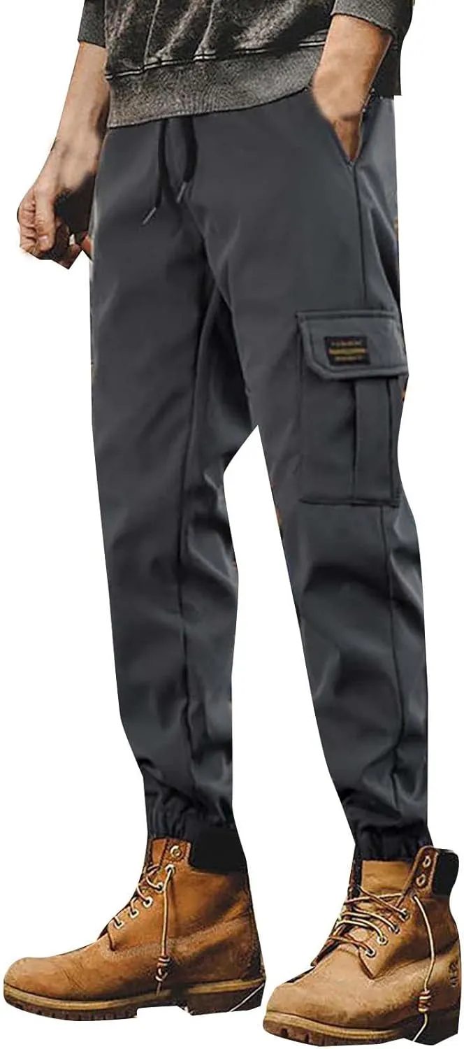 Men's Workwear Pants Spring & Autumn Fashionable Cuffed Trousers Casual and Loose Fitting with American Khaki Pants Mens