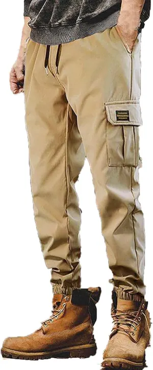 Men's Workwear Pants Spring & Autumn Fashionable Cuffed Trousers Casual and Loose Fitting with American Khaki Pants Mens