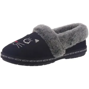 Stone Lane Orthopedic friendly Meow Pajamas Womens Faux Fur Slip On Casual Shoes