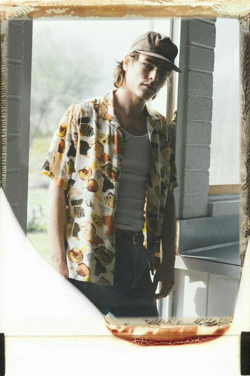 Polished Placket Bunker Reserve S/S Camp Collar Woven Shirt - Multi Color Shell