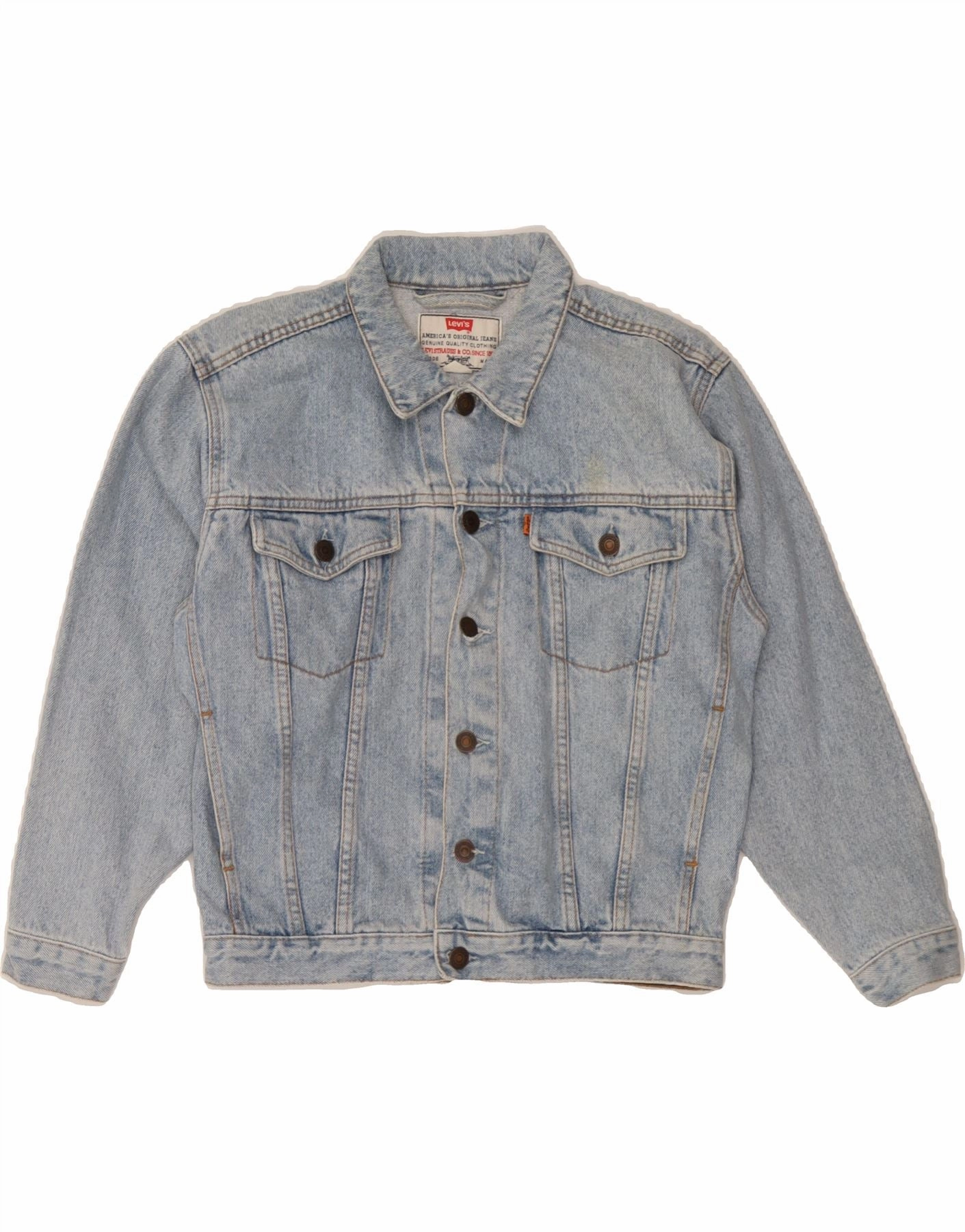 suitable for exercise LEVI'S Boys Denim Jacket 9-10 Years Blue