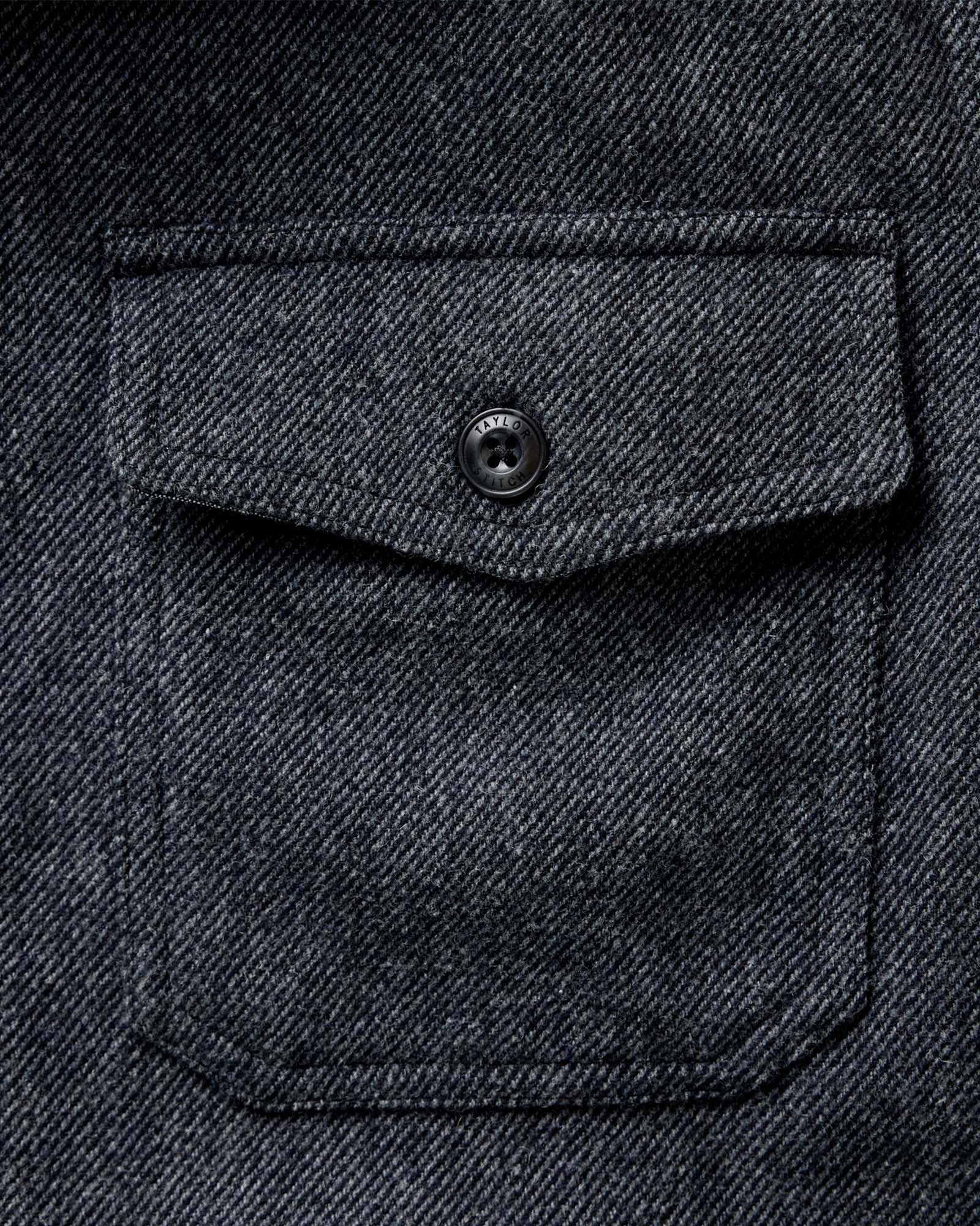 Party outfit The CPO Shirt in Heather Slate Twill