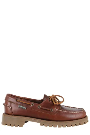 Canvas Upper Ranger Waxy Brown Leather Loafers
