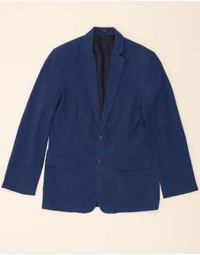 scarf City Layer CHAPS Boys 2 Button Blazer Jacket 15-16 Years  Blue Polyester