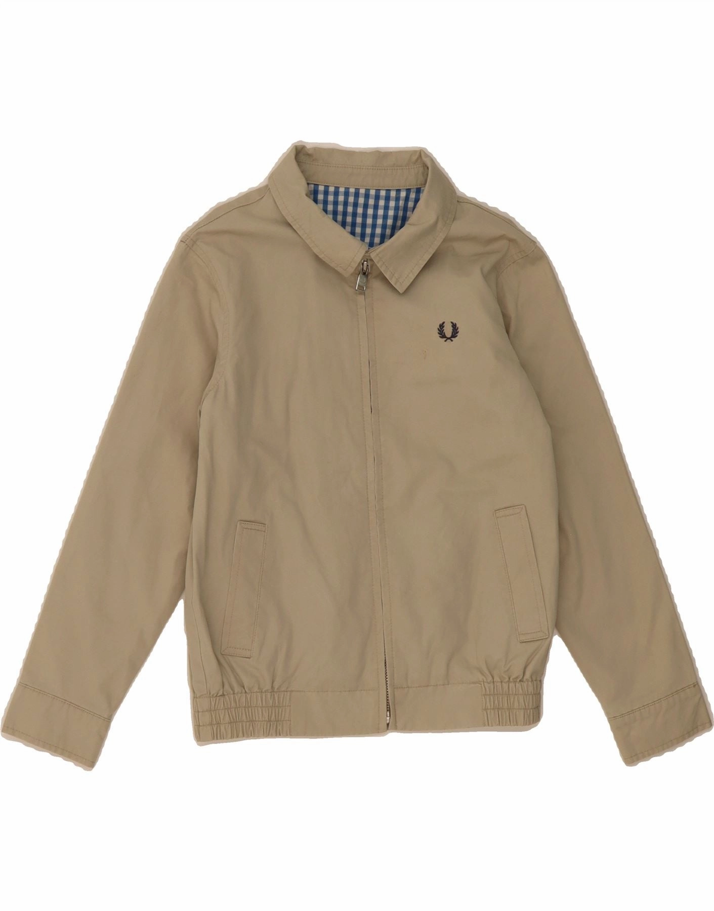 Autumn Ready FRED PERRY Boys Bomber Jacket 7-8 Years Beige