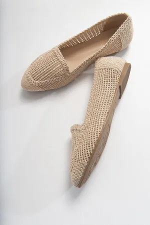 Mira Knit Ballet Flats Park Stroll Fashionable Comfort Shoes
