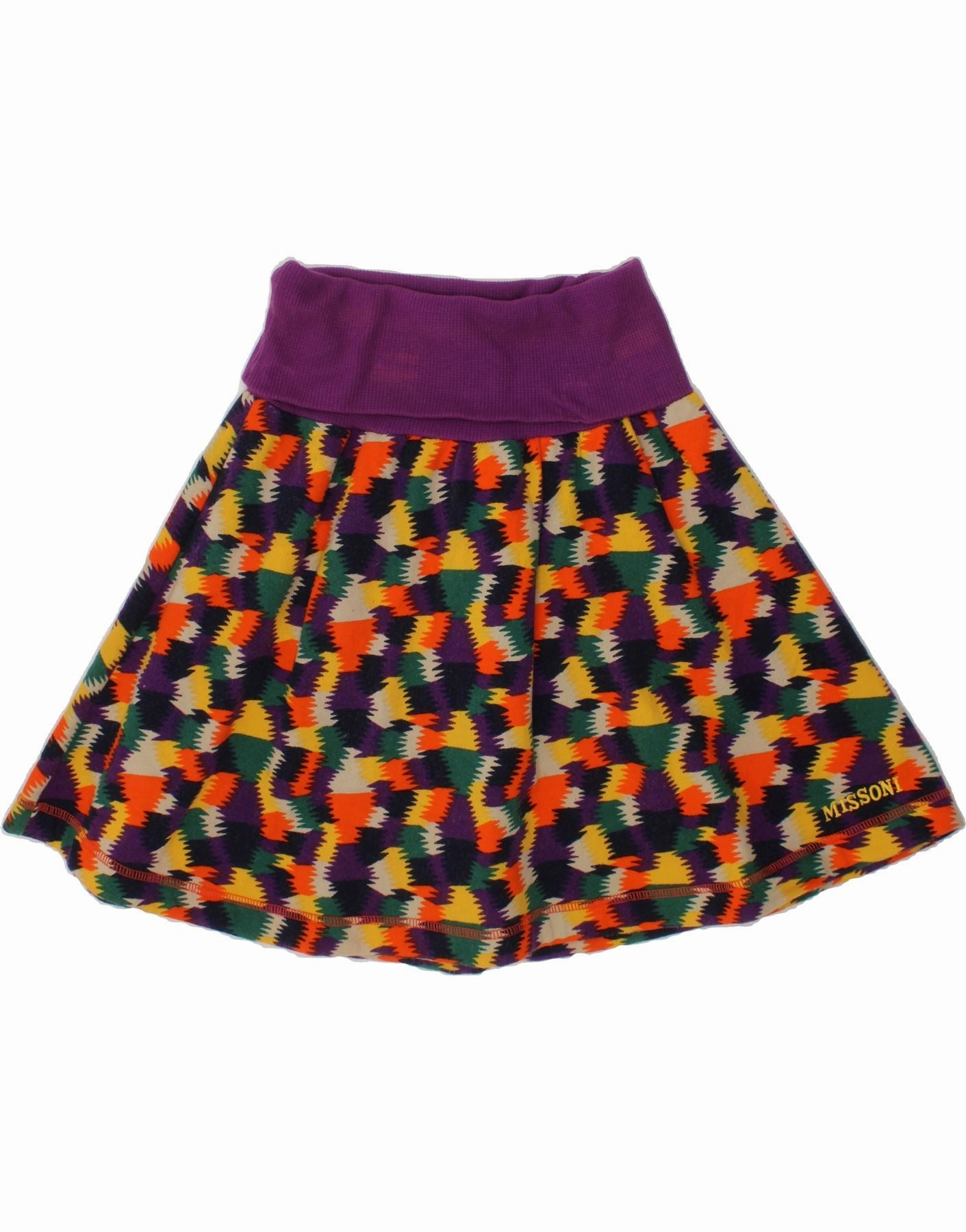 Lounge Vibe Beach Walk MISSONI Girls Abstract Pattern A-Line Skirt 11-12 Years W26  Multicoloured