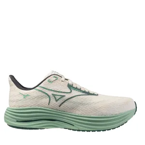 Traction pods Mizuno Men's Wave Rider 29 Running Shoes in Snow White/Bistro Green/Cr??me De Menthe AW25