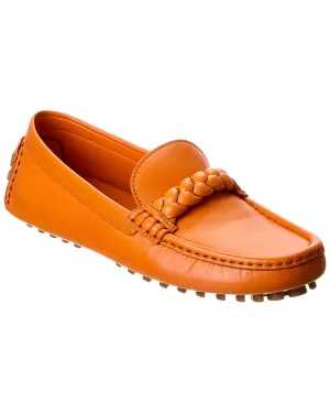 Gianvito Rossi Monza Leather Loafer Free Steps