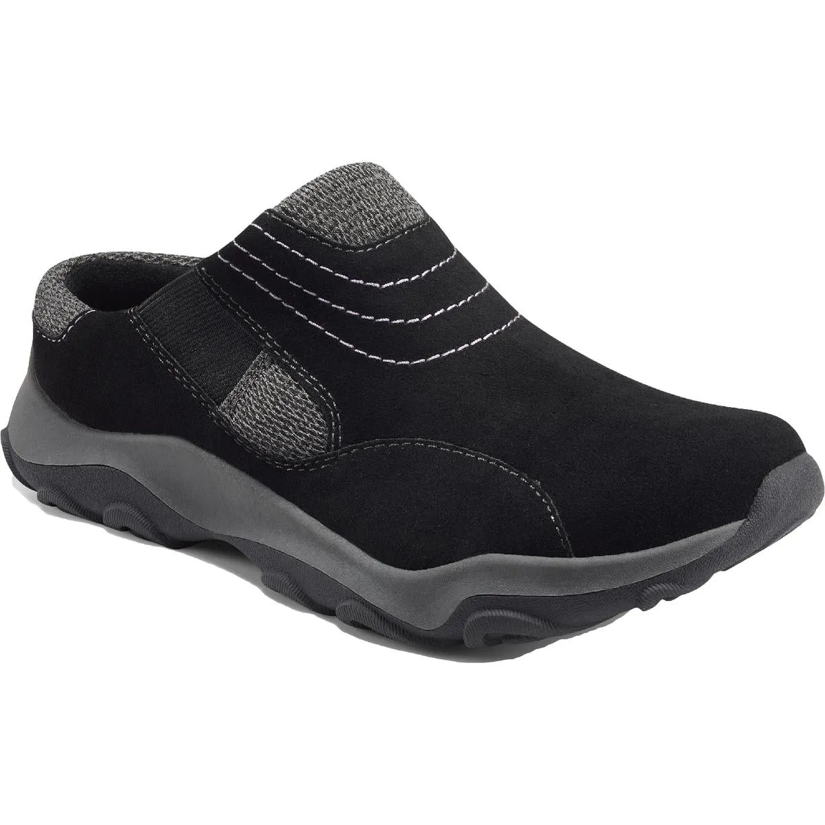 Step Grip Casual Walk Taya Womens Suede Slip On Clogs