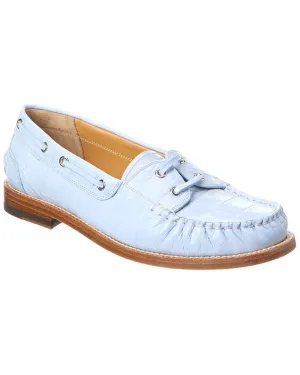 Fresh Step Suede Loafers Bally Rimion Croc-Embossed Leather Loafer