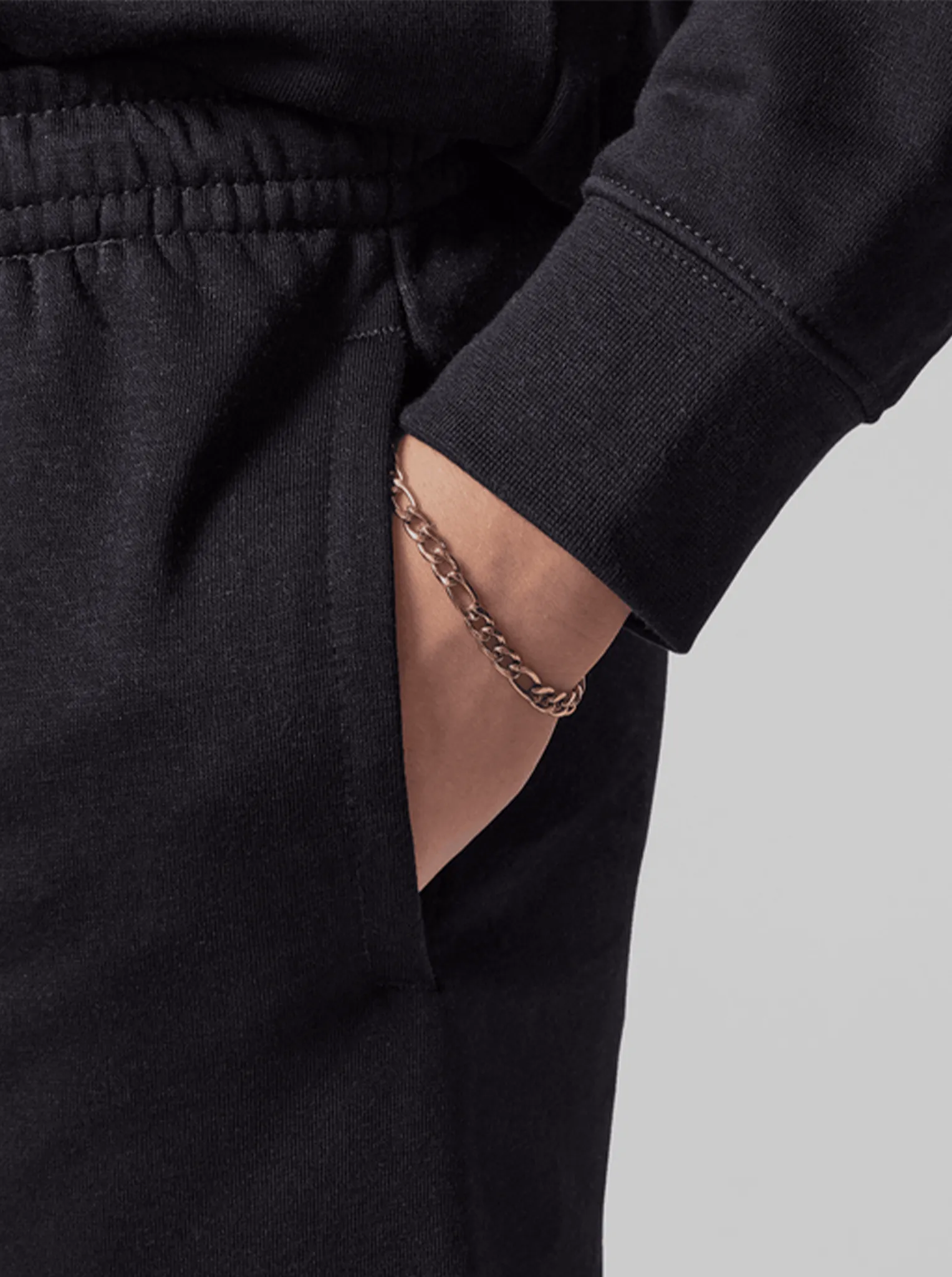 Layered Panel Design Home Lounge Thermal Warm Jordan Baseline French Terry Pants Youth