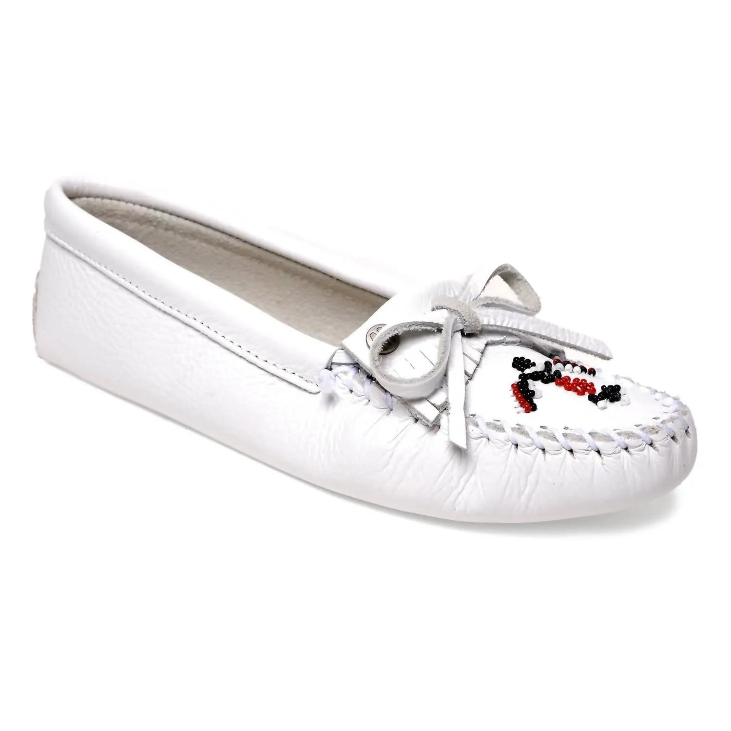 Women's Thunderbird Animikii Softsole Moccasin In White Work Readywear