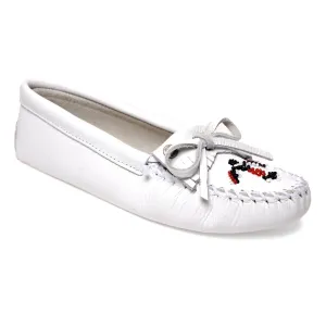 Women's Thunderbird Animikii Softsole Moccasin In White Work Readywear