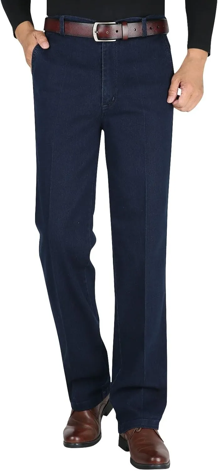 Modezier Jeans for Men, Jettjeans3 - Men's Classic Straight Fit Stretch Jeans, Jett Jeans for Men, Soft Flexible Casual Jeans