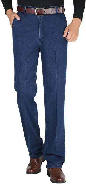 Modezier Jeans for Men, Jettjeans3 - Men's Classic Straight Fit Stretch Jeans, Jett Jeans for Men, Soft Flexible Casual Jeans