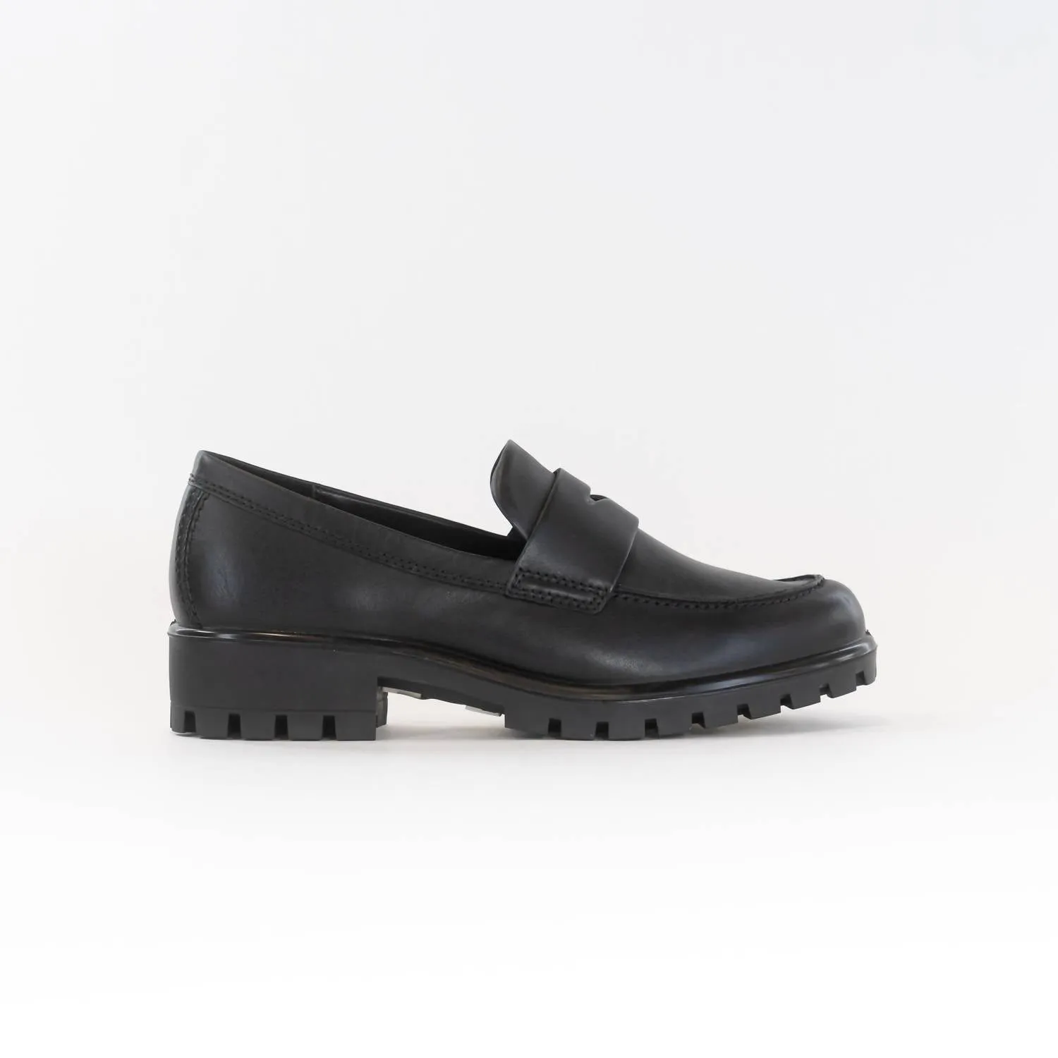 Pastel Tones Premium Feel Modtray Penny Loafer In Black