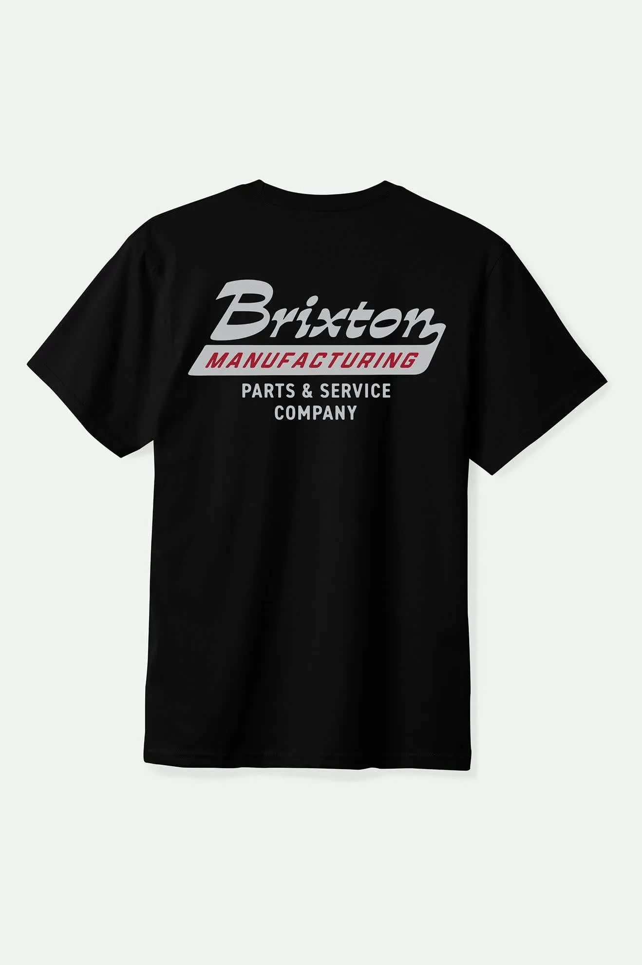 Durable Collar Construction Classic Layer Wear Township S/S Tailored T-Shirt - Black/Smoke Grey