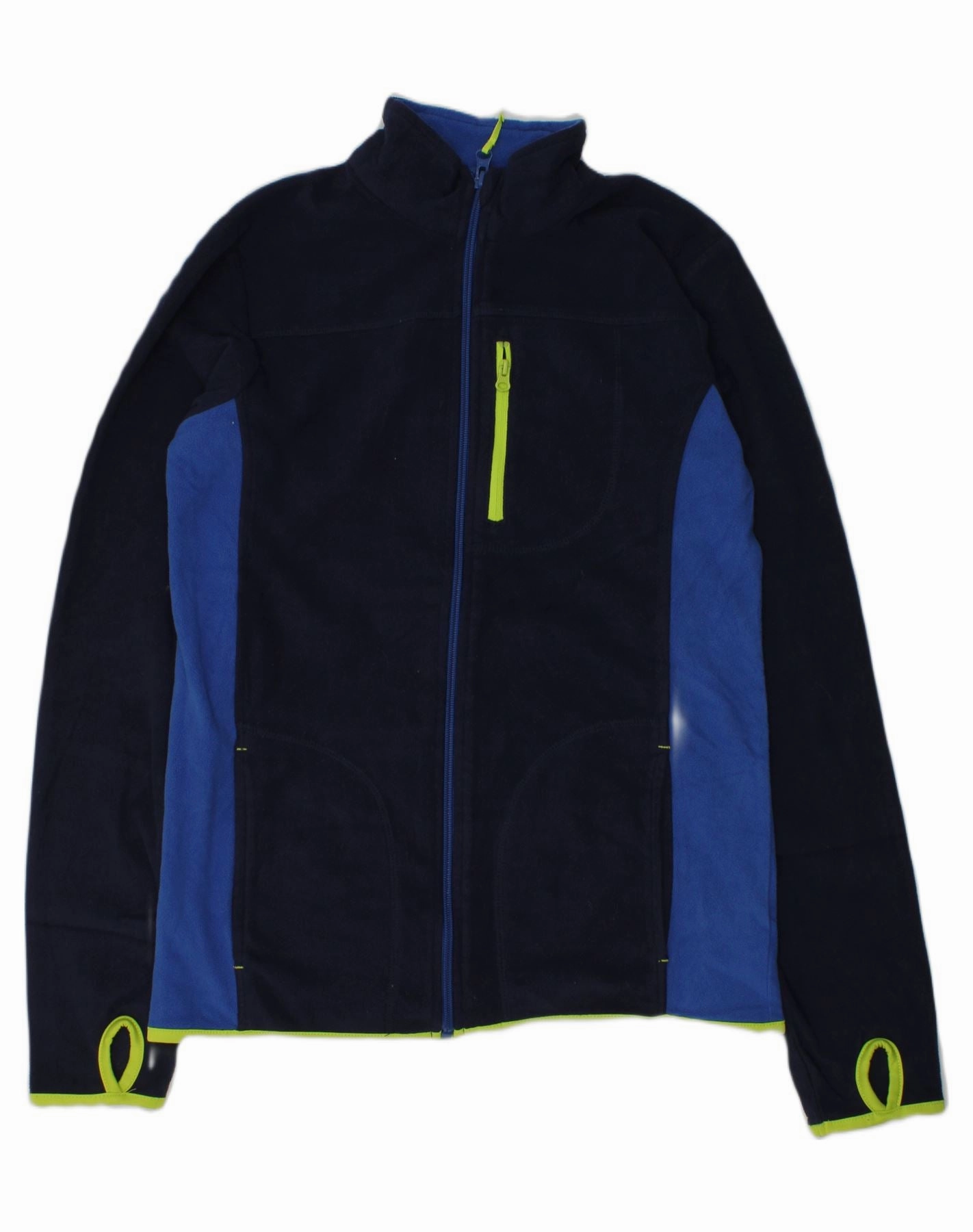 Mascara MOUNTAIN WAREHOUSE Boys Fleece Jacket 11-12 Years Black Colourblock