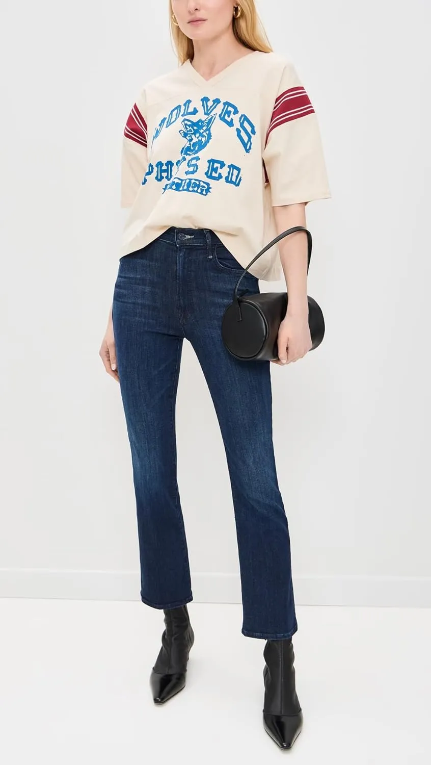 MOTHER Women's The Hustler Ankle Fray Jeans