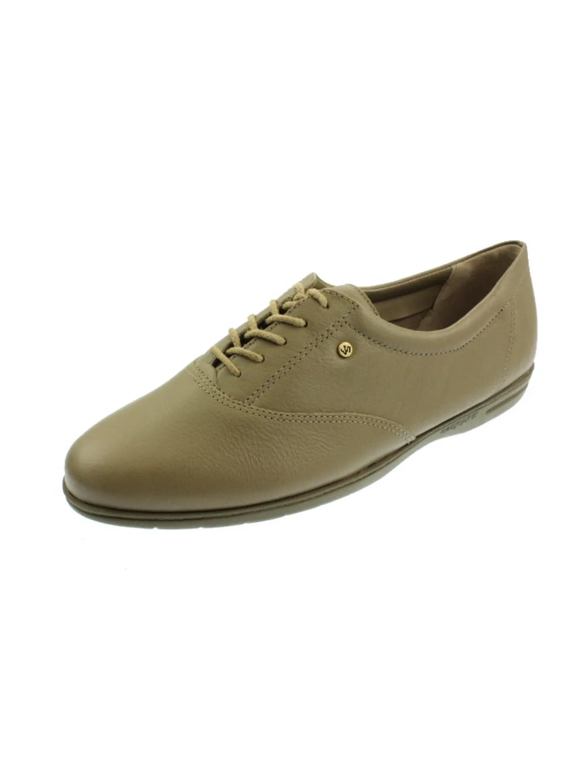 Motion Womens Leather Lace Up Oxfords Fast Glide Machine washable